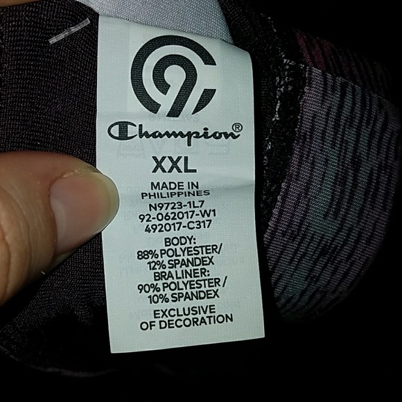 Champion Womens Purple Sports Bra - Picture 5 of 5